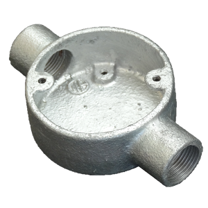 GALVANISED CONDUIT THROUGH BOX 20MM | Armaflo